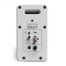 Kanto ORA4 140W Powered Reference Desktop Speakers with Bluetooth & SE4 Elevated Speaker Stands White White