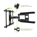 Kanto PDX650 Full Motion TV Wall Mount for 37 to 75 inch TVs Black
