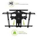 Kanto PDX650 Full Motion TV Wall Mount for 37 to 75 inch TVs Black