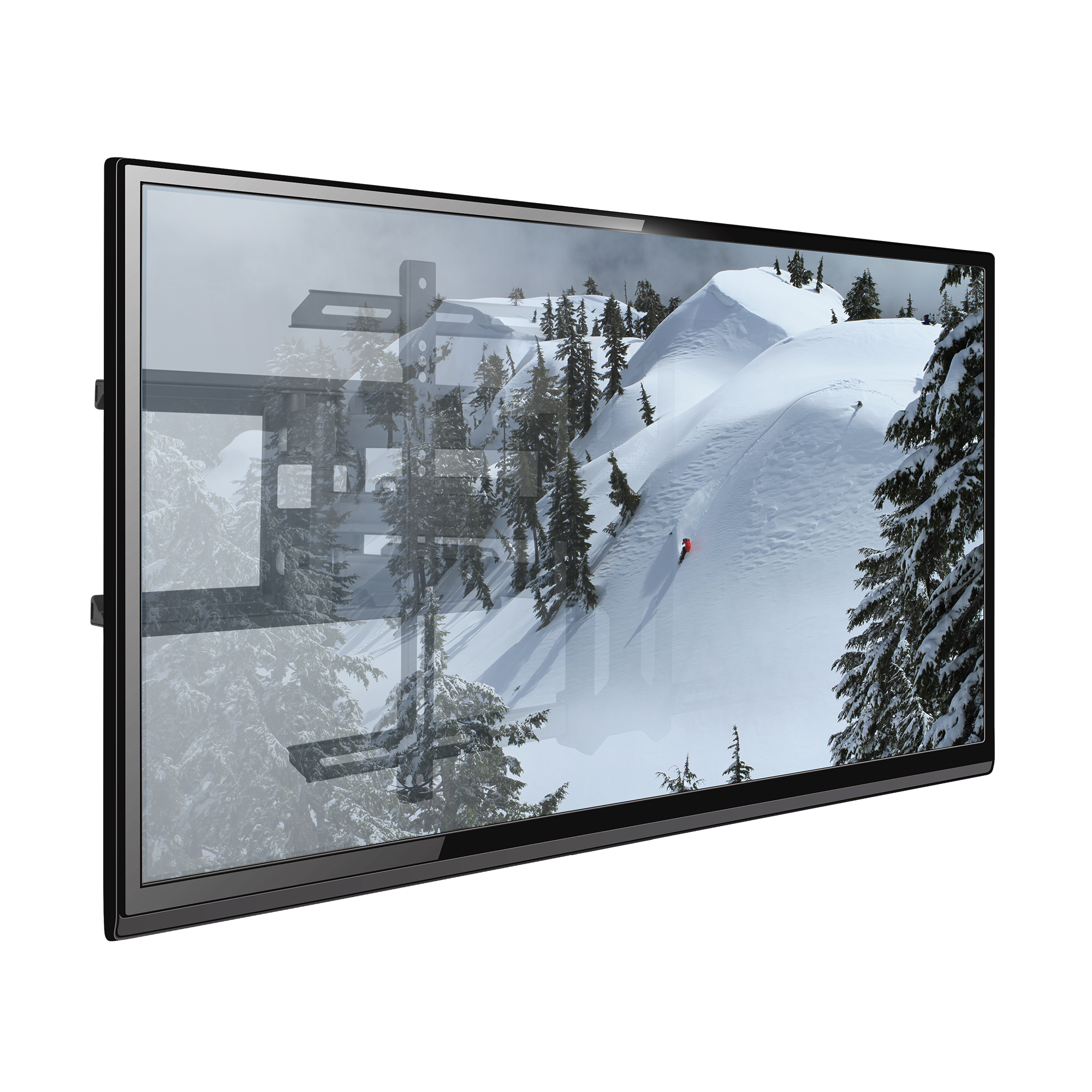 Kanto PDX650 Full Motion TV Wall Mount for 37 to 75 inch TVs Black