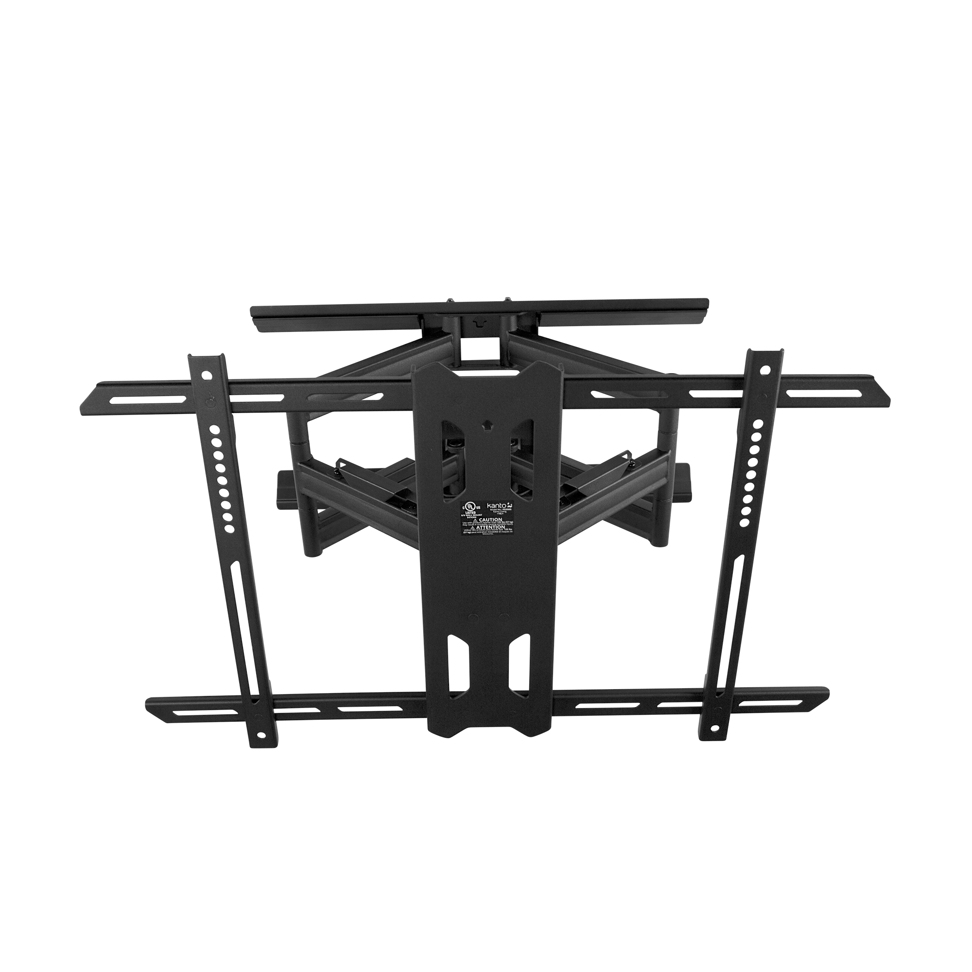 Kanto PDX650 Full Motion TV Wall Mount for 37 to 75 inch TVs Black