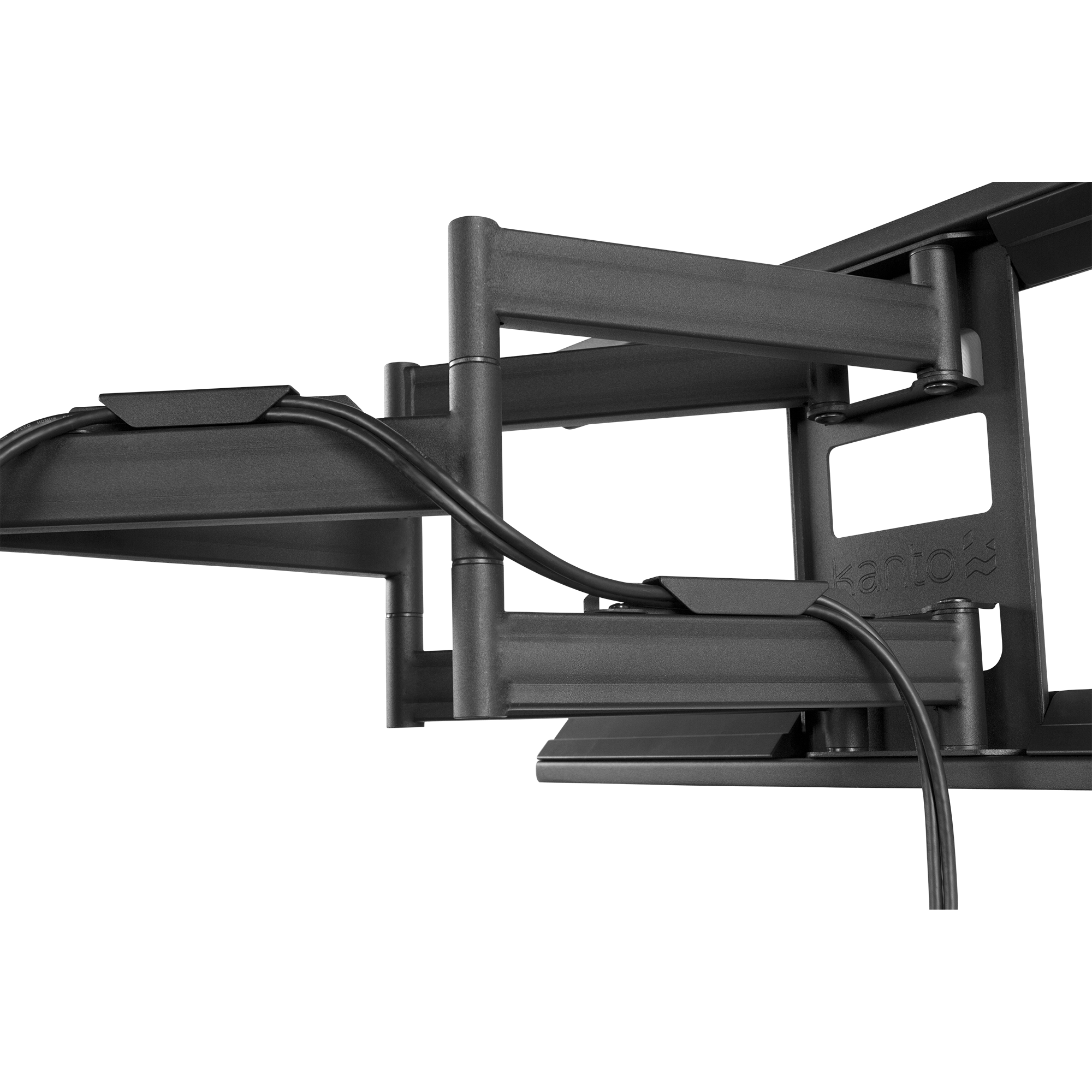 Kanto PDX650 Full Motion TV Wall Mount for 37 to 75 inch TVs Black