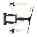 Kanto PS300 Full Motion TV Wall Mount for 26 to 60 inch TVs Black