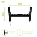 Kanto PT300 Tilting TV Mount for 32 to 90 inch TVs Black