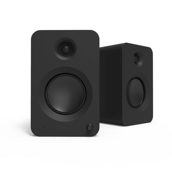 Kanto REN 200W Powered Bookshelf Speakers Pair with HDMI ARC USB-C and Bluetooth 5.3 - Matte Black Black