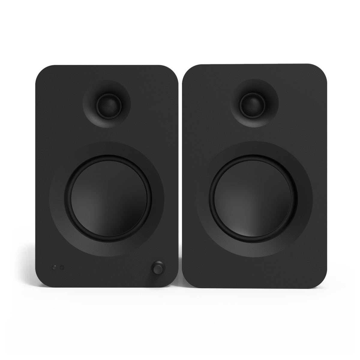 Kanto REN 200W Powered Bookshelf Speakers Pair with HDMI ARC USB-C and Bluetooth 5.3 - Matte Black Black