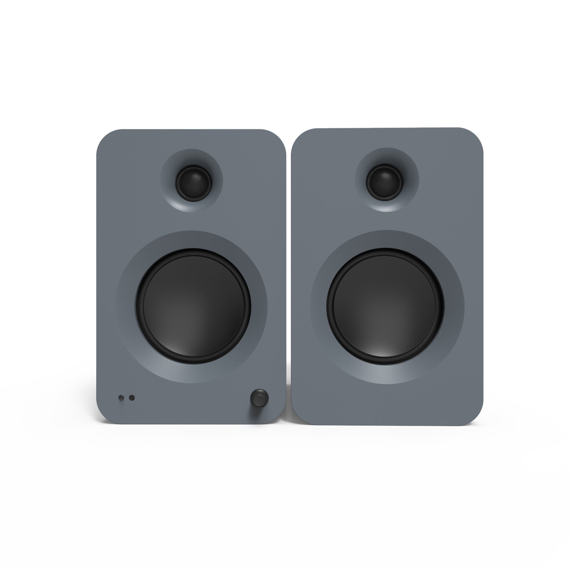 Kanto REN 200W Powered Bookshelf Speakers Pair with HDMI ARC USB-C and Bluetooth 5.3 - Matte Grey Grey