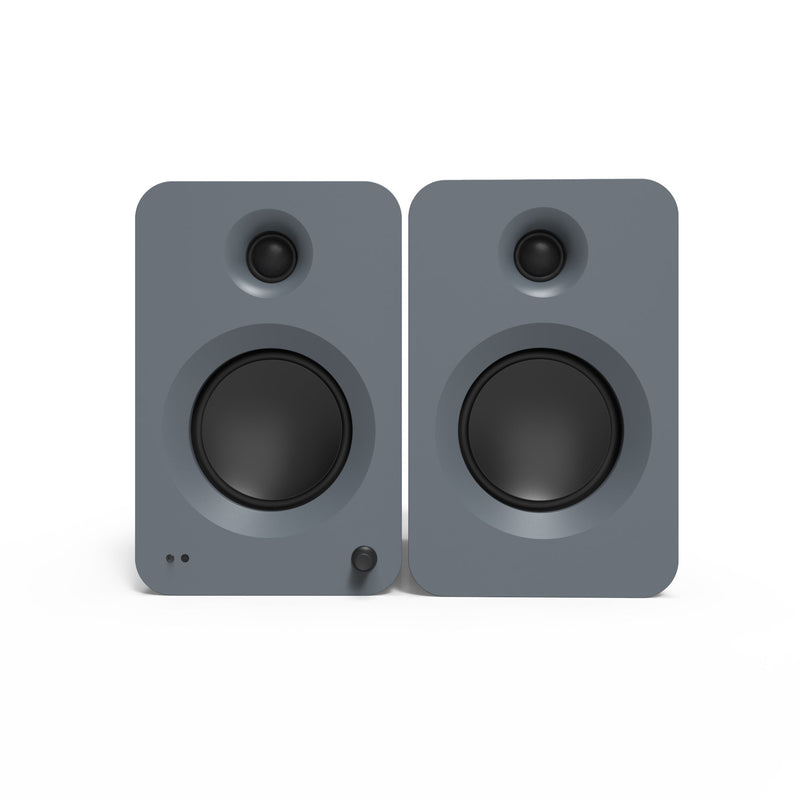 Kanto REN 200W Powered Bookshelf Speakers Pair with HDMI ARC USB-C and Bluetooth 5.3 - Matte Grey Grey