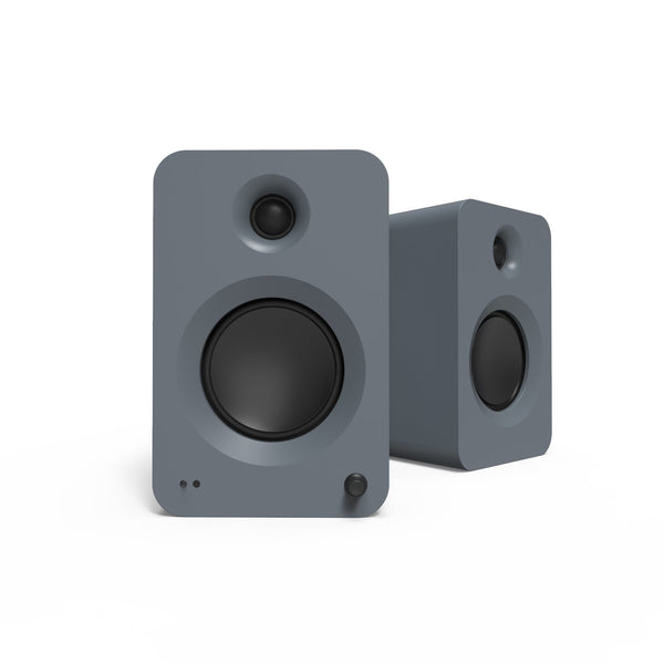 Kanto REN 200W Powered Bookshelf Speakers Pair with HDMI ARC USB-C and Bluetooth 5.3 - Matte Grey Grey