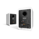 Kanto REN 200W Powered Bookshelf Speakers Pair with HDMI ARC USB-C and Bluetooth 5.3 - Matte White White
