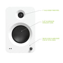 Kanto REN 200W Powered Bookshelf Speakers Pair with HDMI ARC USB-C and Bluetooth 5.3 - Matte White White