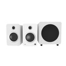Kanto REN 200W Powered Bookshelf Speakers Pair with HDMI ARC USB-C and Bluetooth 5.3 - Matte White White