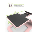 Kanto SE2 Small Elevated Desktop Speaker Stands Pink Pink