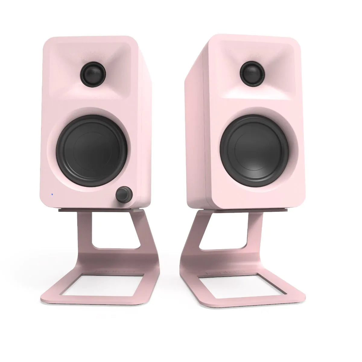 Kanto SE2 Small Elevated Desktop Speaker Stands Pink Pink