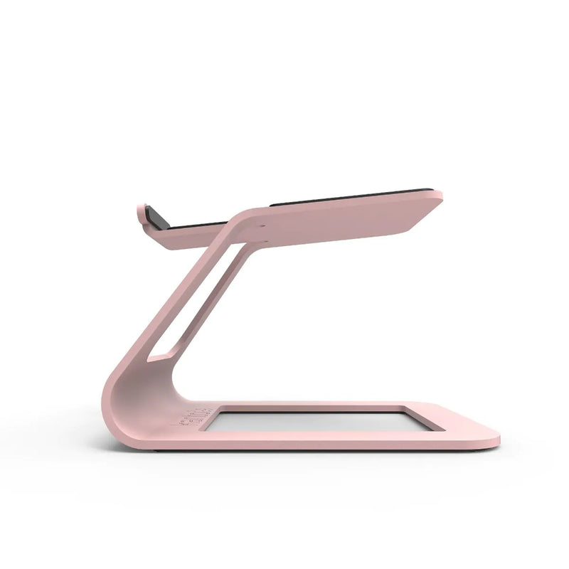 Kanto SE2 Small Elevated Desktop Speaker Stands Pink Pink