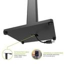 Kanto ST34 Speaker Stands Pair 34 Inch with MDF Base Black