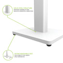 Kanto ST34 Speaker Stands Pair 34 Inch with MDF Base White