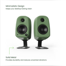Kanto SU2 Rear-Mounted Desktop Stands for UKI and ORA Speakers Black black