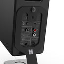 Kanto SU2 Rear-Mounted Desktop Stands for UKI and ORA Speakers Black black