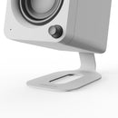 Kanto SU2 Rear-Mounted Desktop Stands for UKI and ORA Speakers White white