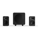 Kanto SUB6 200W 6 Inch Vinyl Subwoofer - Matte Black Black