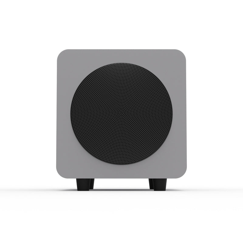 Kanto SUB6 200W 6 Inch Vinyl Subwoofer - Matte Grey Grey