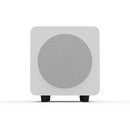 Kanto SUB6 200W 6 Inch Vinyl Subwoofer - Matte White with White Grill White with White Grill
