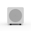 Kanto SUB6 200W 6 Inch Vinyl Subwoofer - Matte White with White Grill White with White Grill