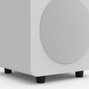 Kanto SUB6 200W 6 Inch Vinyl Subwoofer - Matte White with White Grill White with White Grill