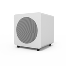 Kanto SUB8 Vinyl Subwoofer Matte White with White Grill White with White Grill