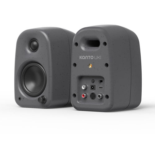 Kanto UKI 100W Bluetooth Desktop Speakers Pair Pumice Grey