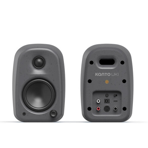 Kanto UKI 100W Bluetooth Desktop Speakers Pair Pumice Grey
