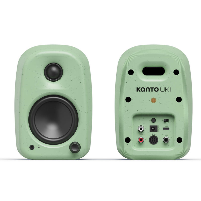 Kanto UKI 100W Bluetooth Desktop Speakers Pair Sage Green Sage Green