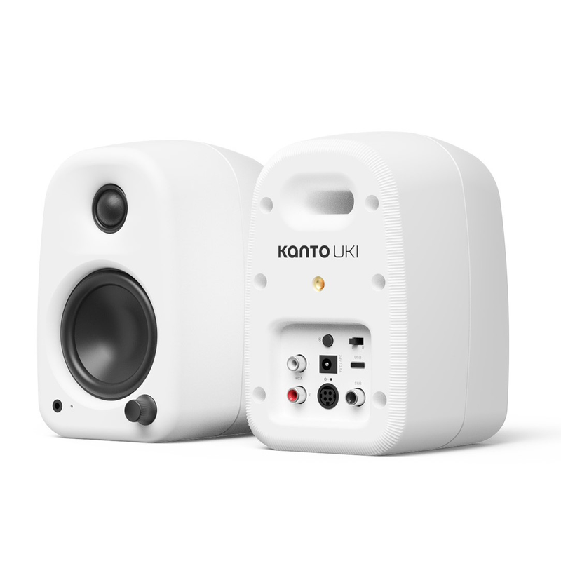 Kanto UKI 100W Bluetooth Desktop Speakers Pair White Chalk White Chalk