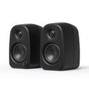 Kanto UKI 100W Bluetooth Desktop Speakers With SPW3 Universal Speaker Wall Mount Black