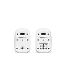Kanto UKI 100W Bluetooth Speakers with Kanto SU2 Desktop Speaker Stands White