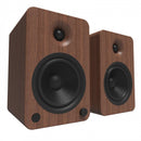 Kanto YU6 Powered Bookshelf Speakers With Bluetooth Walnut Walnut