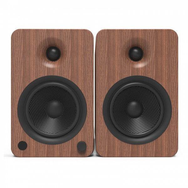 Kanto YU6 Powered Bookshelf Speakers With Bluetooth Walnut Walnut