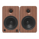 Kanto YU6 Powered Bookshelf Speakers With Bluetooth Walnut Walnut