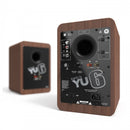 Kanto YU6 Powered Bookshelf Speakers With Bluetooth Walnut Walnut