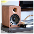 Kanto YU6 Powered Bookshelf Speakers With Bluetooth Walnut Walnut