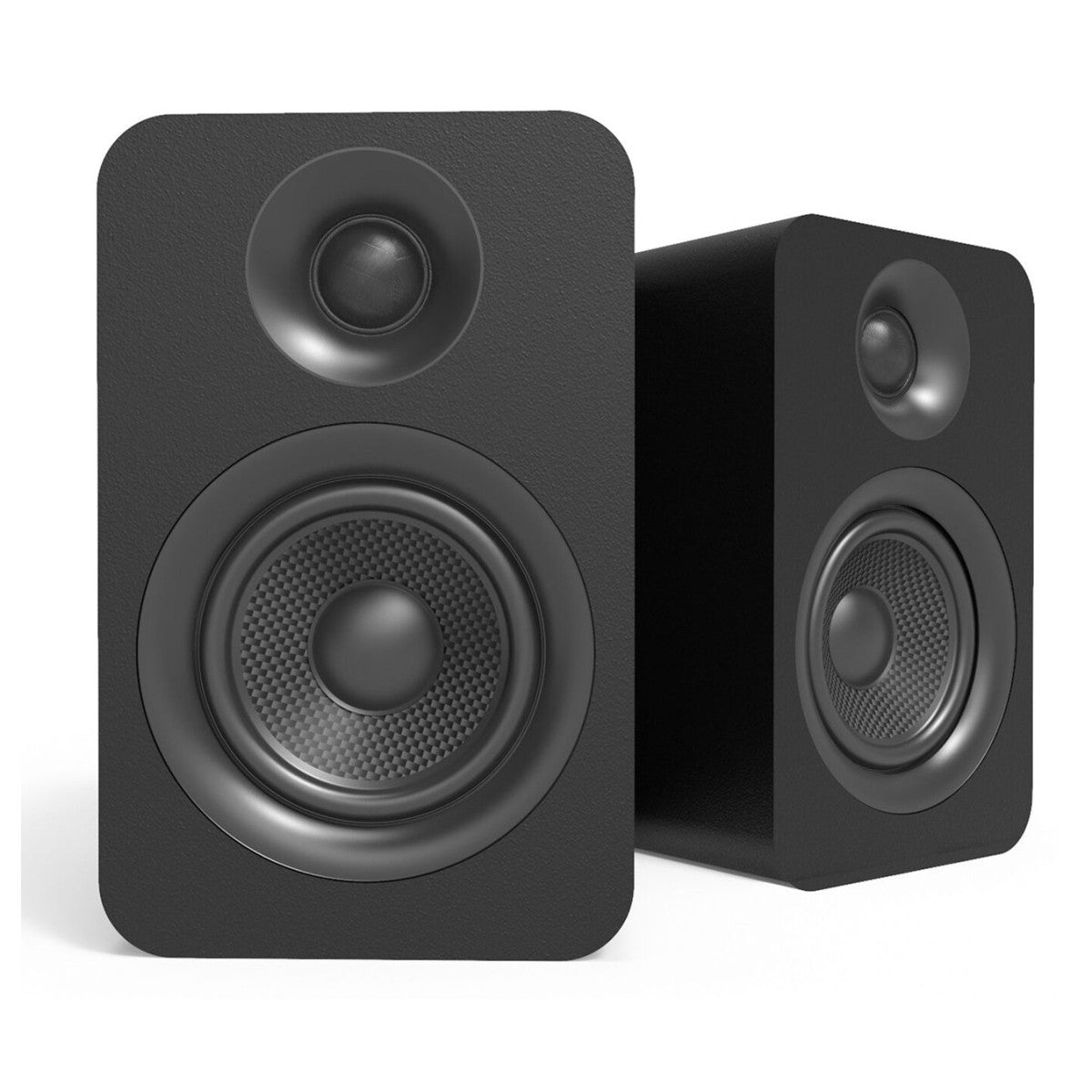 Kanto YUP4 Passive 4 inch Bookshelf Speakers Matte Black - Ex-Display Clearance
