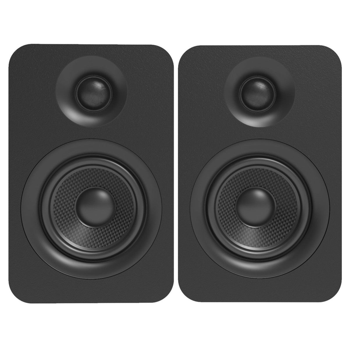 Kanto YUP4 Passive 4 inch Bookshelf Speakers Matte Black - Ex-Display Clearance