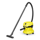 Karcher WD 2 Plus Wet and Dry Vacuum Cleaner - Yellow
