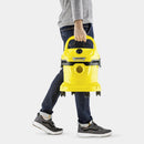 Karcher WD 2 Plus Wet and Dry Vacuum Cleaner - Yellow