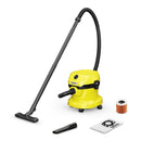 Karcher WD 2 Plus Wet and Dry Vacuum Cleaner - Yellow