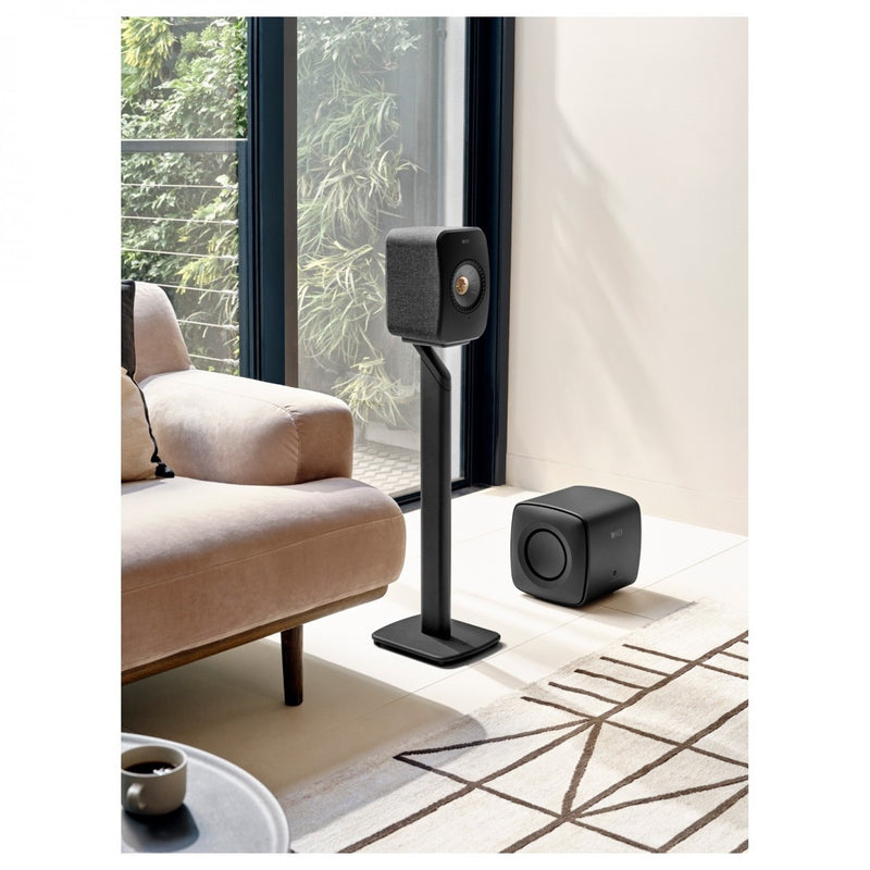 KEF LSX II Bookshelf Wireless Hi-Fi Speakers Pair Carbon Black - Clearance