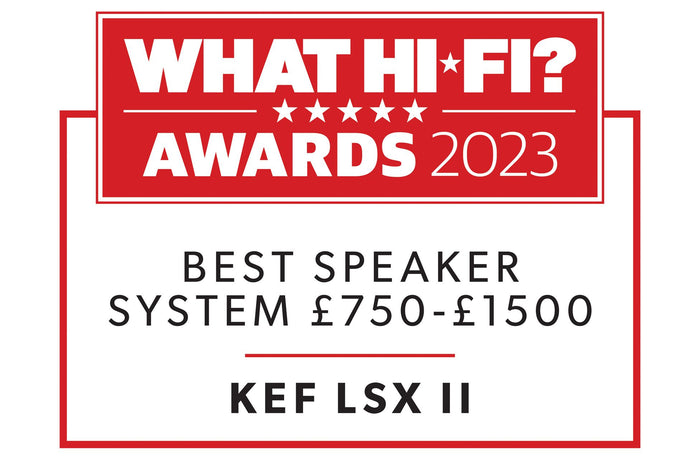 KEF LSX II Wireless Hi-Fi Speakers Pair Mineral White White