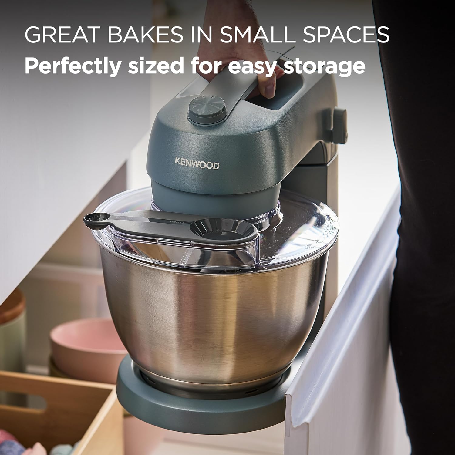 Kenwood KZM35.000GY Go Stand Mixer 4L Bowl 800W - Storm Blue Blue