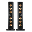 Klipsch RP-640D Reference Premier Slimline On-Wall Speakers PAIR with Stand Black